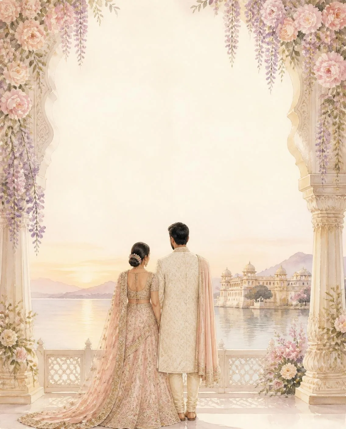 First Light invitation design