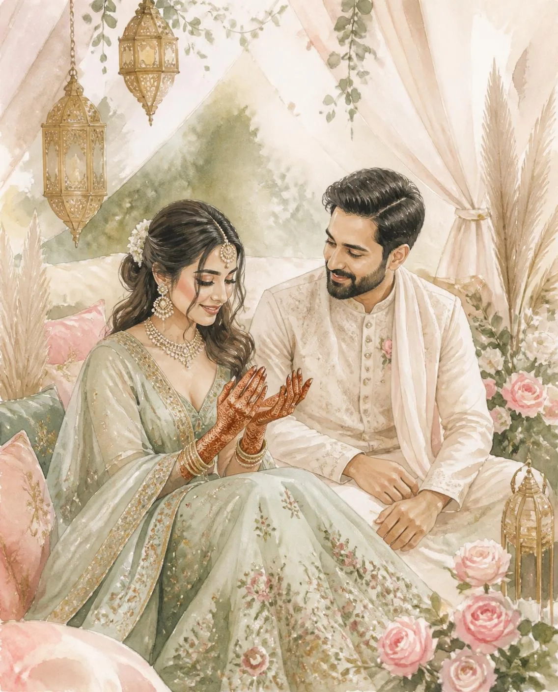 Heirloom Anniversary invitation design