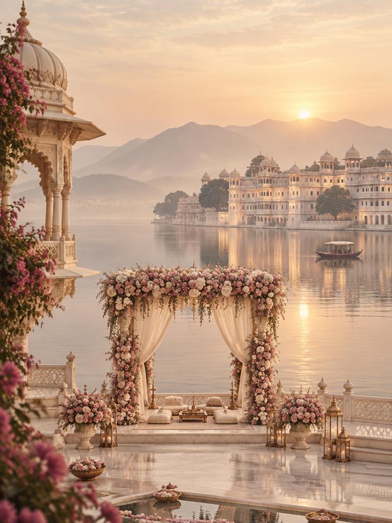 Udaipur Vows invitation design